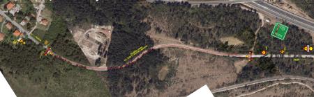 Zapora ceste Rodiška